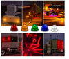 Luci di anguria a LED per semi -camion semi di vetro di vetro leggero