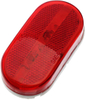 Lampada di ingombro laterale per auto a led ovale rossa per rimorchio