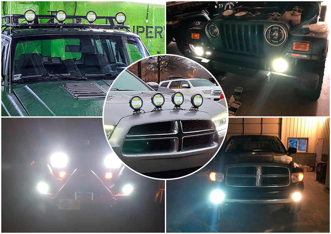 Luce di lavoro a LED da 4 pollici 72W da 4 