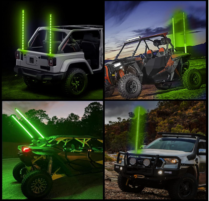 Lampada a frusta a LED con app e telecomando, inseguimento RGB a spirale