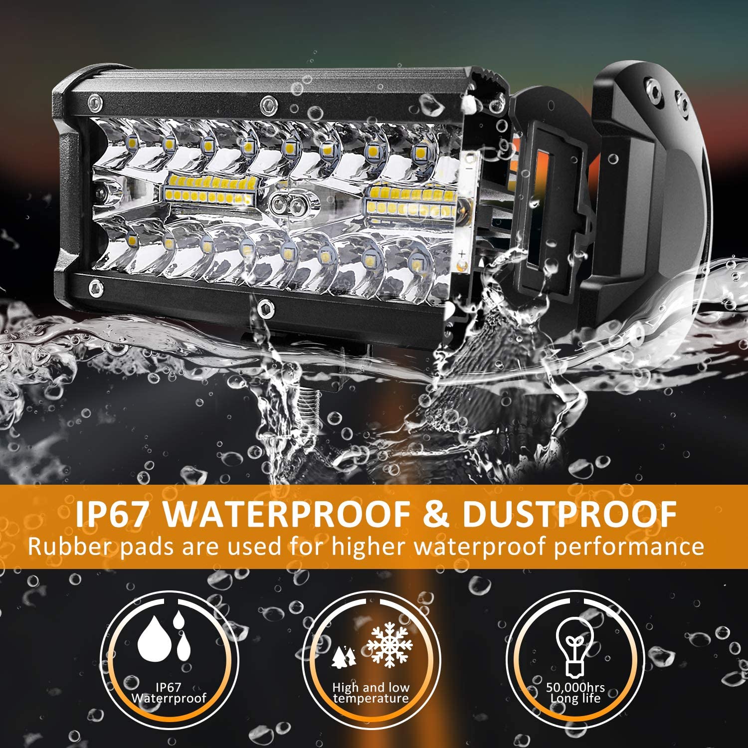 Faro da lavoro a LED da 27 Watt, Faro da lavoro a LED impermeabile, Faro da lavoro a LED quadrato da 27 Watt, Faro da lavoro a LED in vendita calda, Faro da lavoro a LED in vendita calda da 48 W