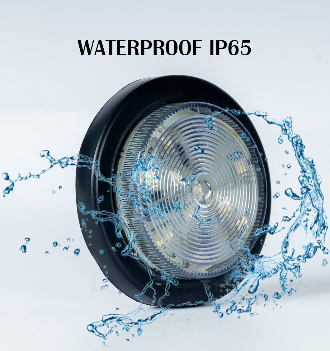 Luci di indicatore di segnali laterali a LED rotondo impermeabile dalle luci del marcatore del produttore cinese