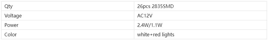 Vendite a caldo Terzo Brake Lights GX-026WR2835A-R