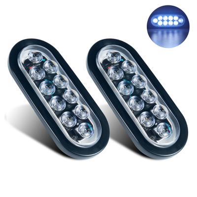 Luce di coda del rimorchio ovale da 6 pollici a LED ovale 