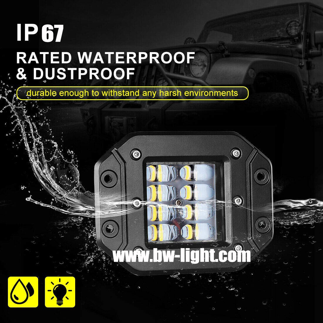 Luce di lavoro a LED Spot ad alta intensità per jeep