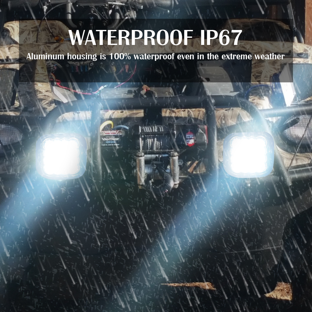 Lavoro a led bianco da 5 pollici che guida luce per camion