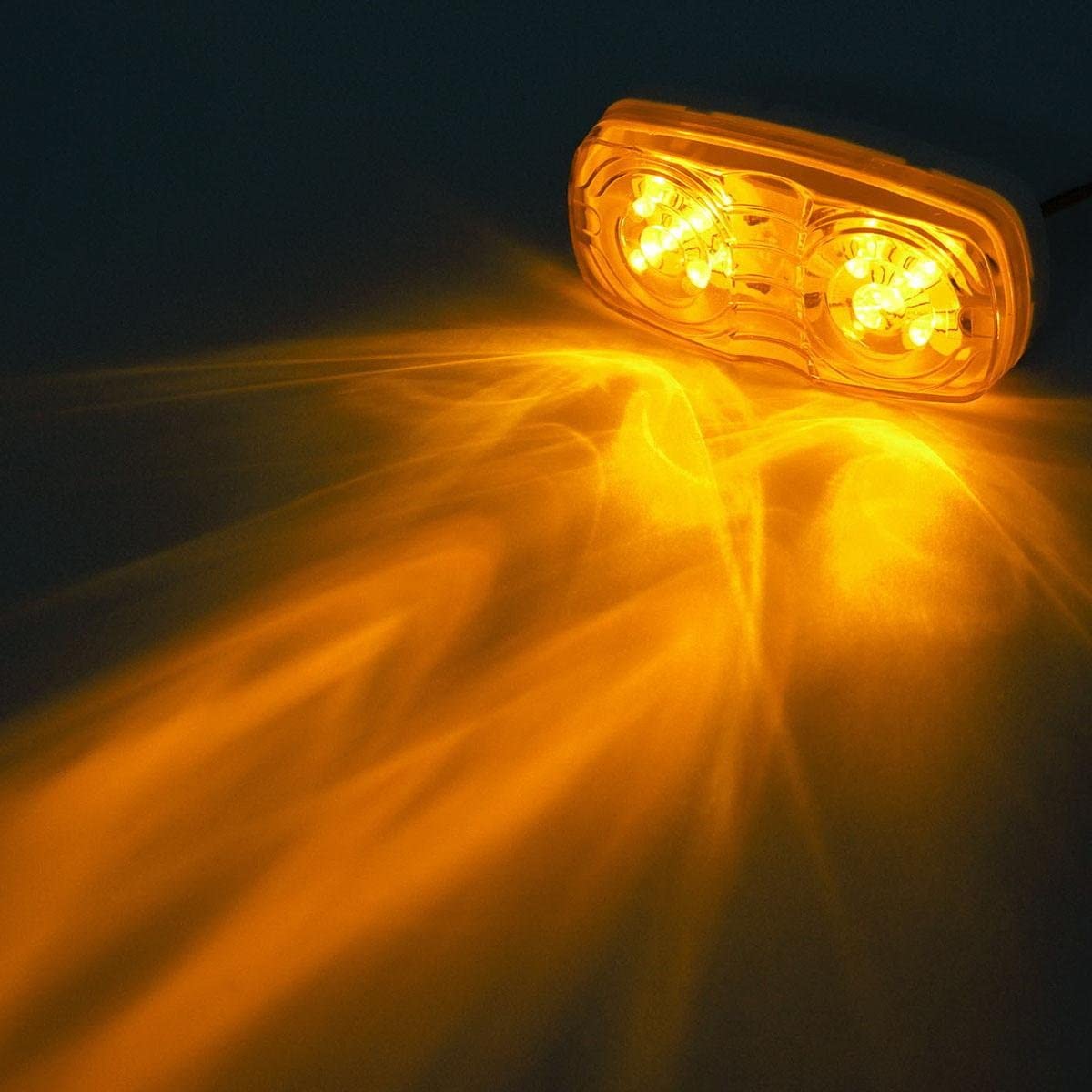 Indicatore luminoso a LED, Indicatore luminoso a LED doppio Bullseye, Indicatore luminoso a LED ambra, Indicatore luminoso a LED ambra per rimorchio, Indicatore luminoso a LED doppio Bullseye per rimorchio