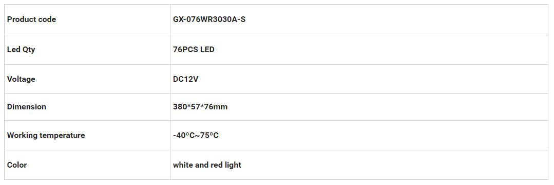2009-2017 Dodge 3rd Lights GX-076WR303A-S