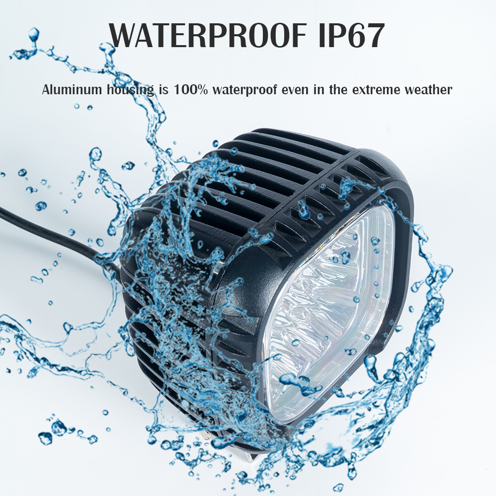 Lavoro a led bianco da 5 pollici che guida luce per camion