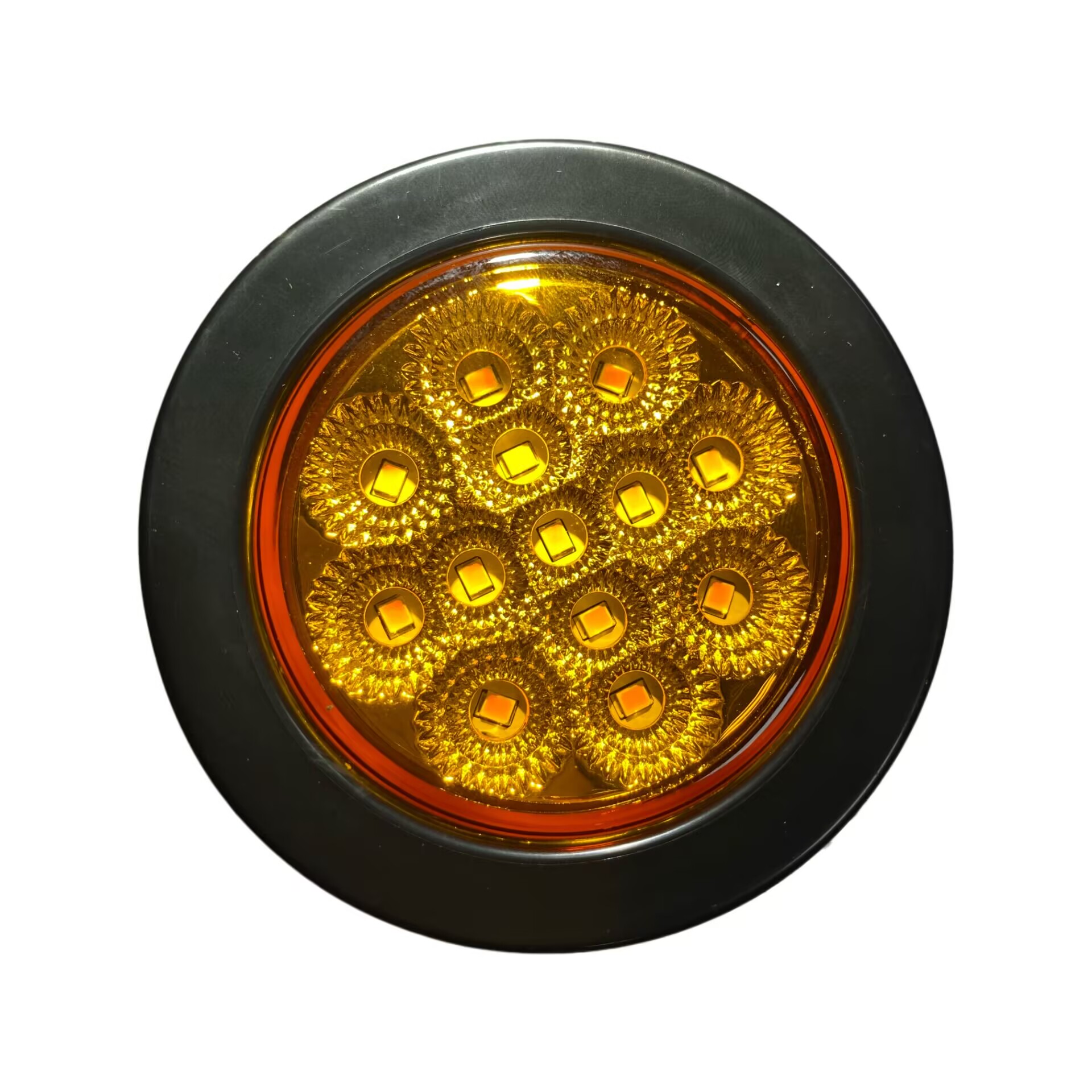 Luci di posizione laterali a LED rotonde da 2,5 "Luci rotonde per camion con rimorchio