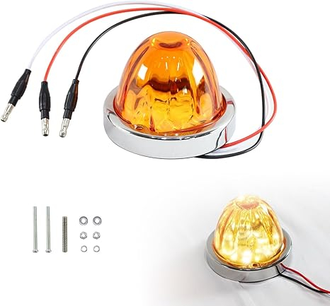 Luci di anguria a LED per semi -camion semi di vetro di vetro leggero