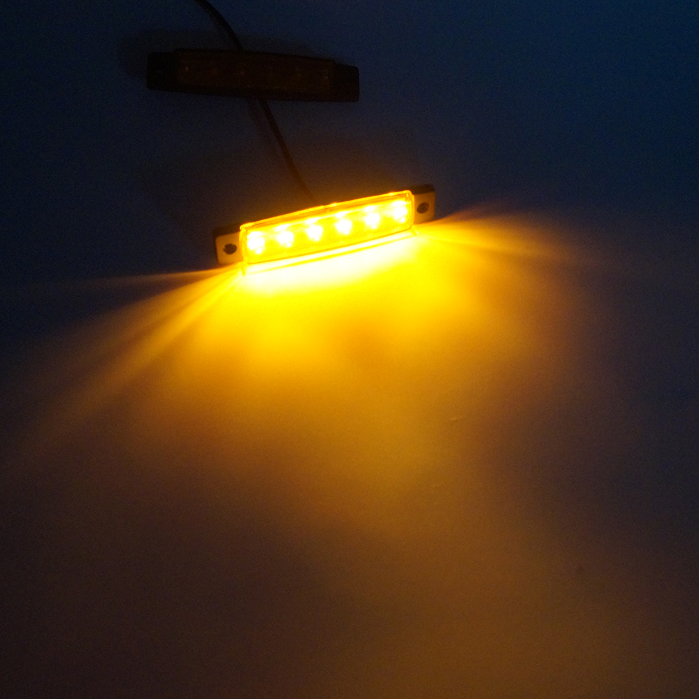 Indicatori luminosi di ingombro dei marcatori laterali a LED color ambra