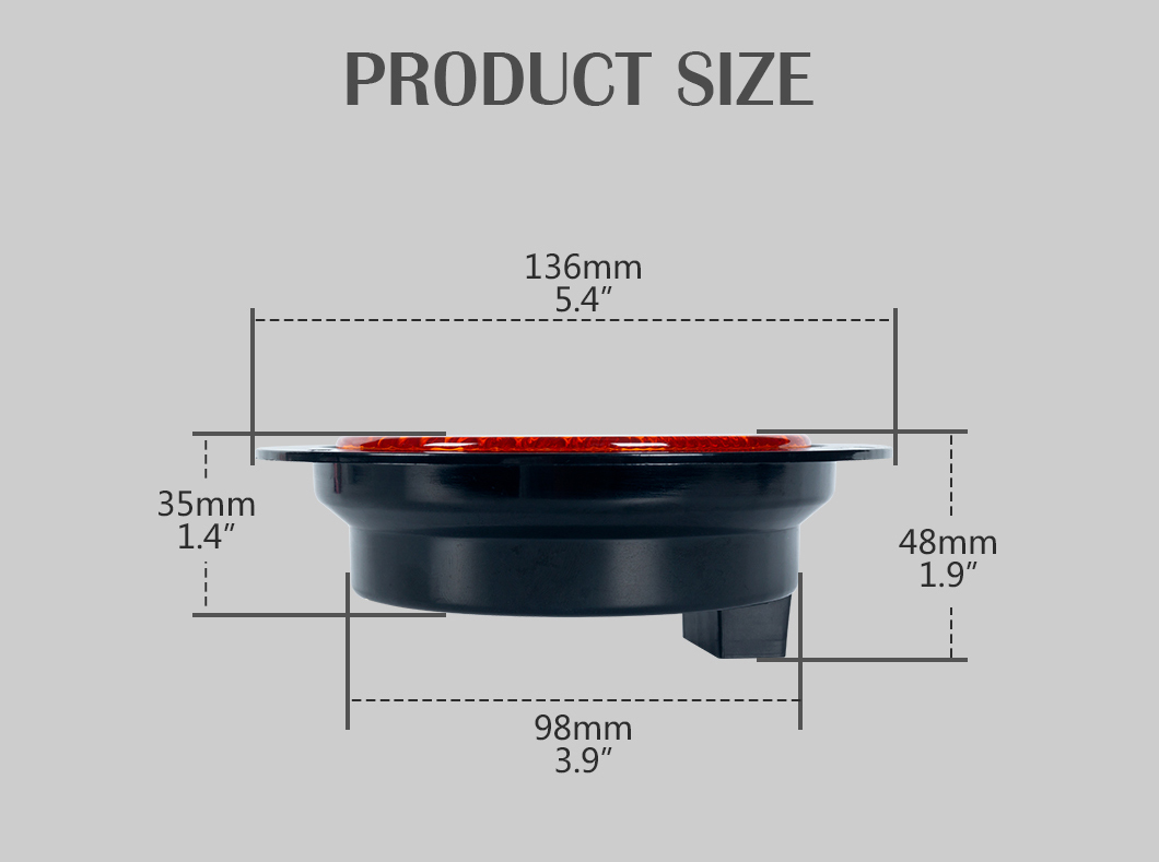 Luce di coda a LED da 6 pollici