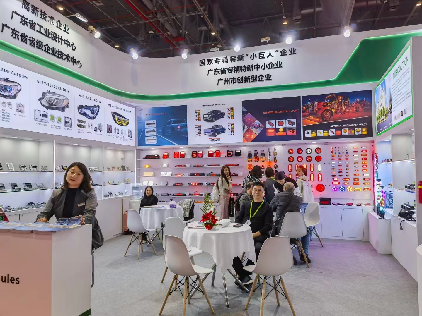 Luci di camion fiera