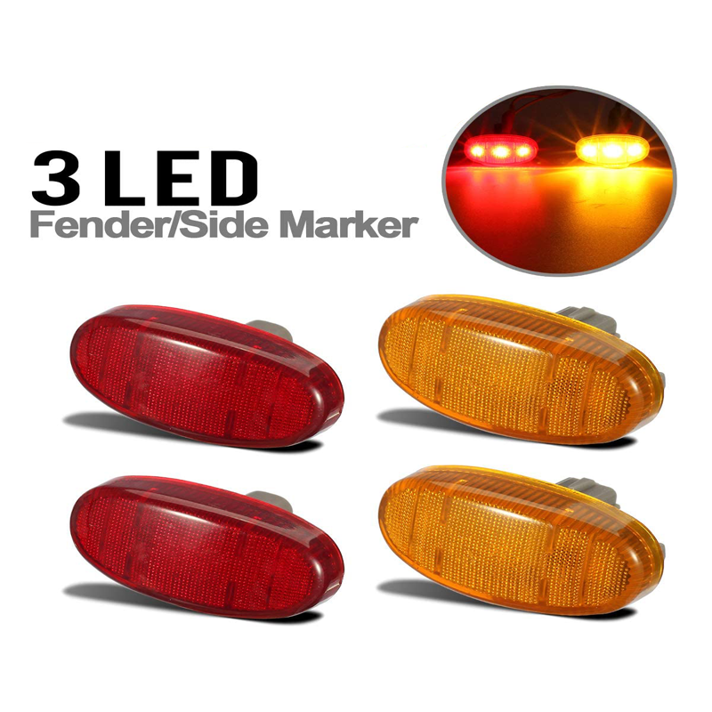 DC12 Mini rettangolare LED marker Light Light