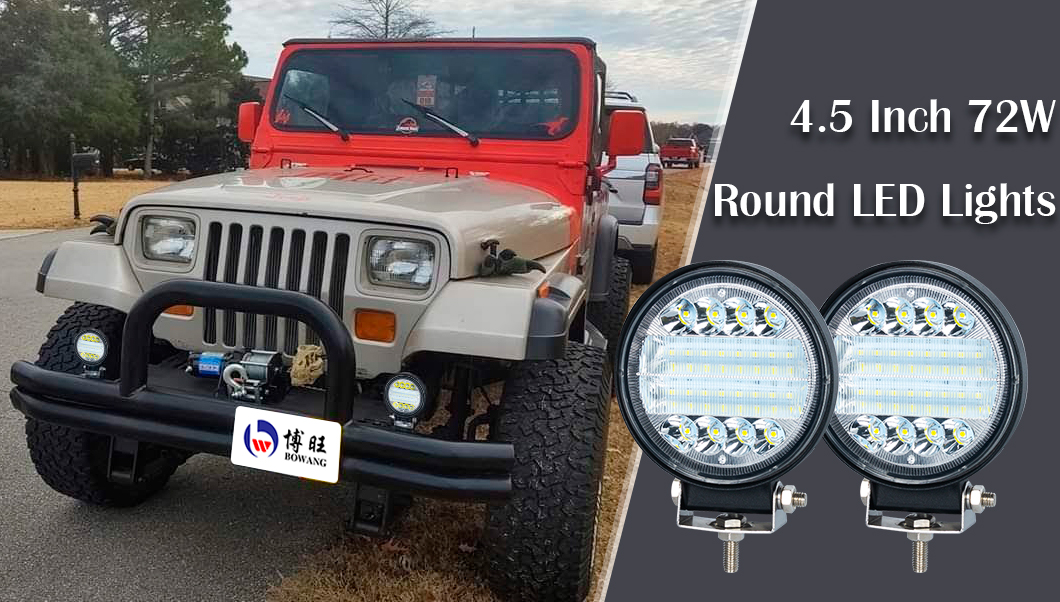 Luce di lavoro a LED da 4 pollici 72W da 4 